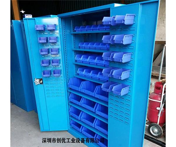 重庆铁皮储物柜挂板式置物柜放零件盒铁皮柜工厂销售包安装